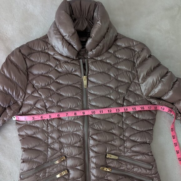 Nordstrom Via Spiga metallic puffer jacket - Picture 6 of 8
